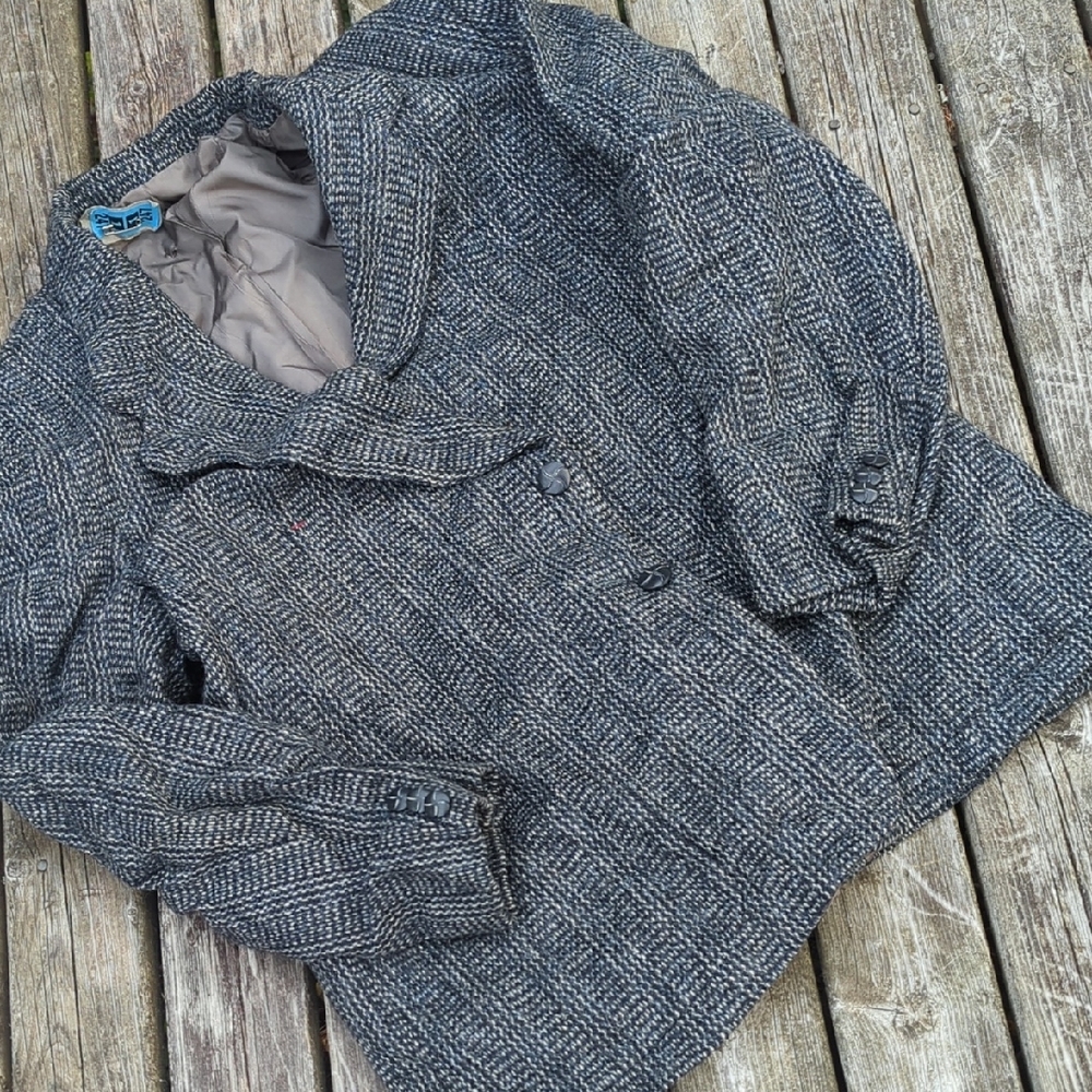 Women's Gray Tweed Jacket